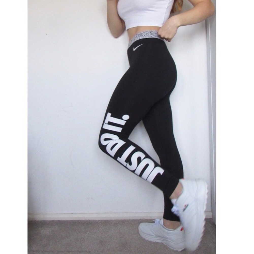 Nike Pro Warm JUST DO IT Thermal Training Leggings
